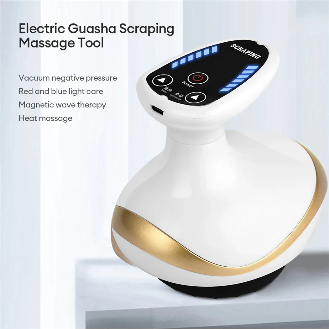 6-In-1 Professional EMS Massager: Cupping, Gua Sha, Vacuum Suction, Electric Body Muscle Cupping
